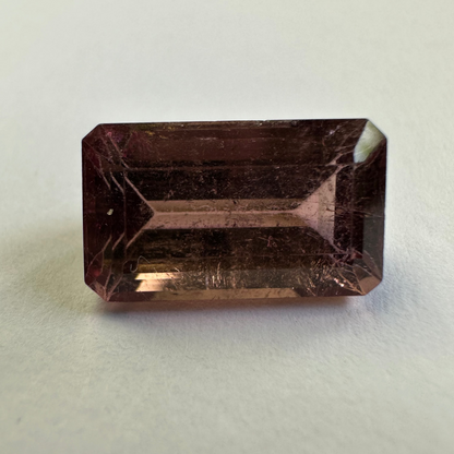 Purple Tourmaline Rectangular Loose Stone, 8.46 ct, 15.5x9 mm – view 3 of 3