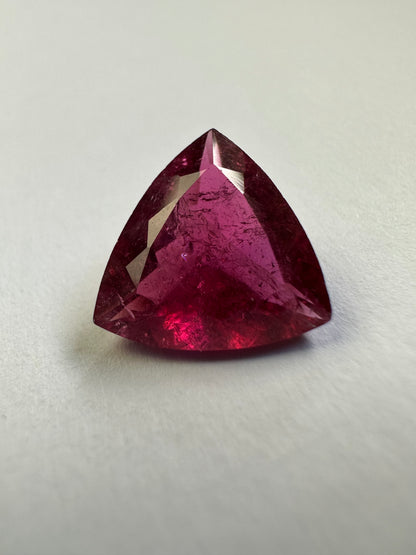 Pink Tourmaline Triangular Loose Stone, 3.80 ct, 11.5x11.2 mm – view 3 of 3