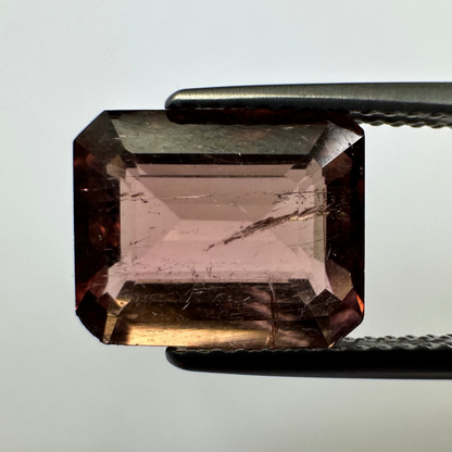 Blush Peach Tourmaline Baguette, 3.81 ct, 11.8x8.8 mm – view 2 of 3