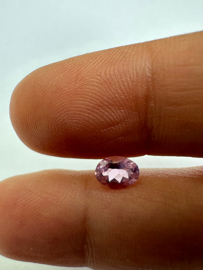 Pink Tourmaline Oval Loose Stone, 0.60 ct, 6.1x4.6 mm – view 2 of 3