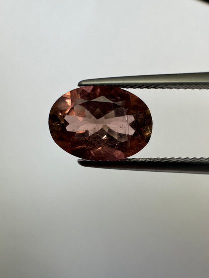 Purple Tourmaline Rectangular Loose Stone, 1.89 ct, 8.2x6.5 mm – view 2 of 3
