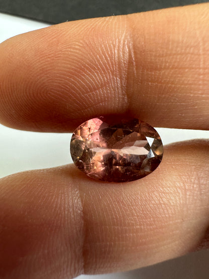 Purple Tourmaline Rectangular Loose Stone, 1.89 ct, 8.2x6.5 mm – view 3 of 3