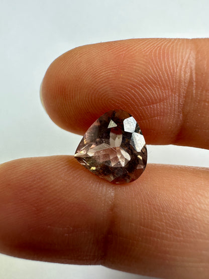 Peach Tourmaline Loose Stone, 2.67 ct, 9.9x9.5 mm – view 2 of 3