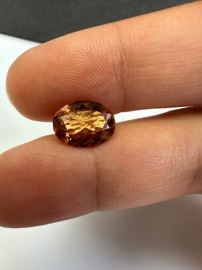 Peach Tourmaline Oval Loose Stone, 2.03 ct, 10.2x7.3 mm – view 2 of 3