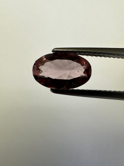 Purple Tourmaline Oval Loose Stone, 1.52 ct, 10.1x6.5 mm – view 1 of 3