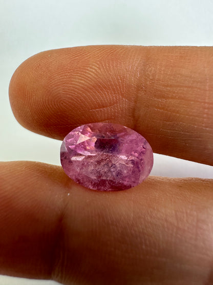 Pink Tourmaline Oval Loose Stone, 4.42 ct, 11.9x8.7 mm – view 1 of 3