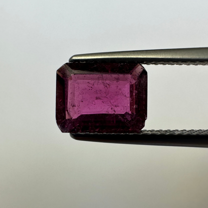 Purple Tourmaline Rectangular Loose Stone, 1.88 ct, 9.3x7.2 mm – view 3 of 3