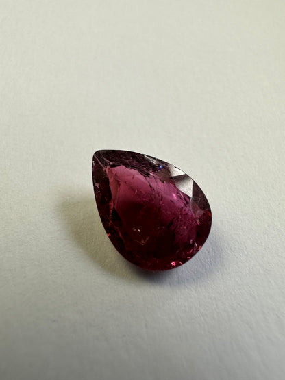 Purple Tourmaline Loose Stone, 3.15 ct, 12.4x8.9 mm – view 1 of 3