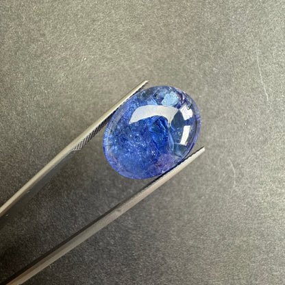 Blue Tanzanite Oval Loose Stone, 21.58 ct, 20x15.5 mm – view 4 of 4