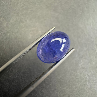 Blue Tanzanite Oval Loose Stone, 8.54 ct, 14x10.5 mm – view 3 of 4