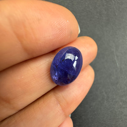 Blue Tanzanite Oval Loose Stone, 8.54 ct, 14x10.5 mm – view 2 of 4