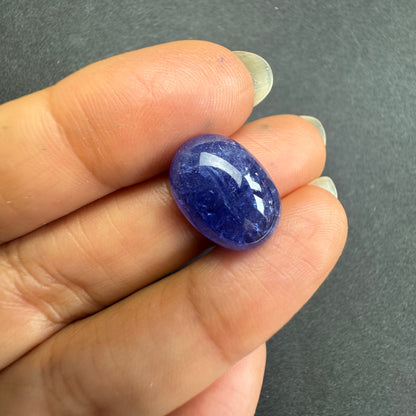 Blue Tanzanite Oval Loose Stone, 12.50 ct, 16.5x11.3 mm – view 1 of 4