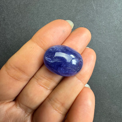 Blue Tanzanite Oval Loose Stone, 36.48 ct, 23x17 mm – view 1 of 4