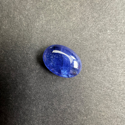 Blue Tanzanite Oval Loose Stone, 8.68 ct, 13.8x10.3 mm – view 3 of 4