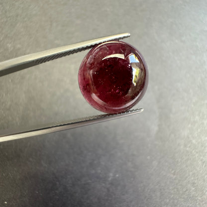 Pink Tourmaline Round Cabochon, 9.93 ct – view 1 of 4