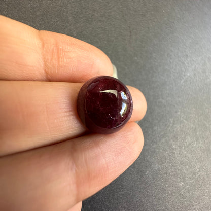 Pink Tourmaline Round Cabochon, 9.93 ct – view 3 of 4