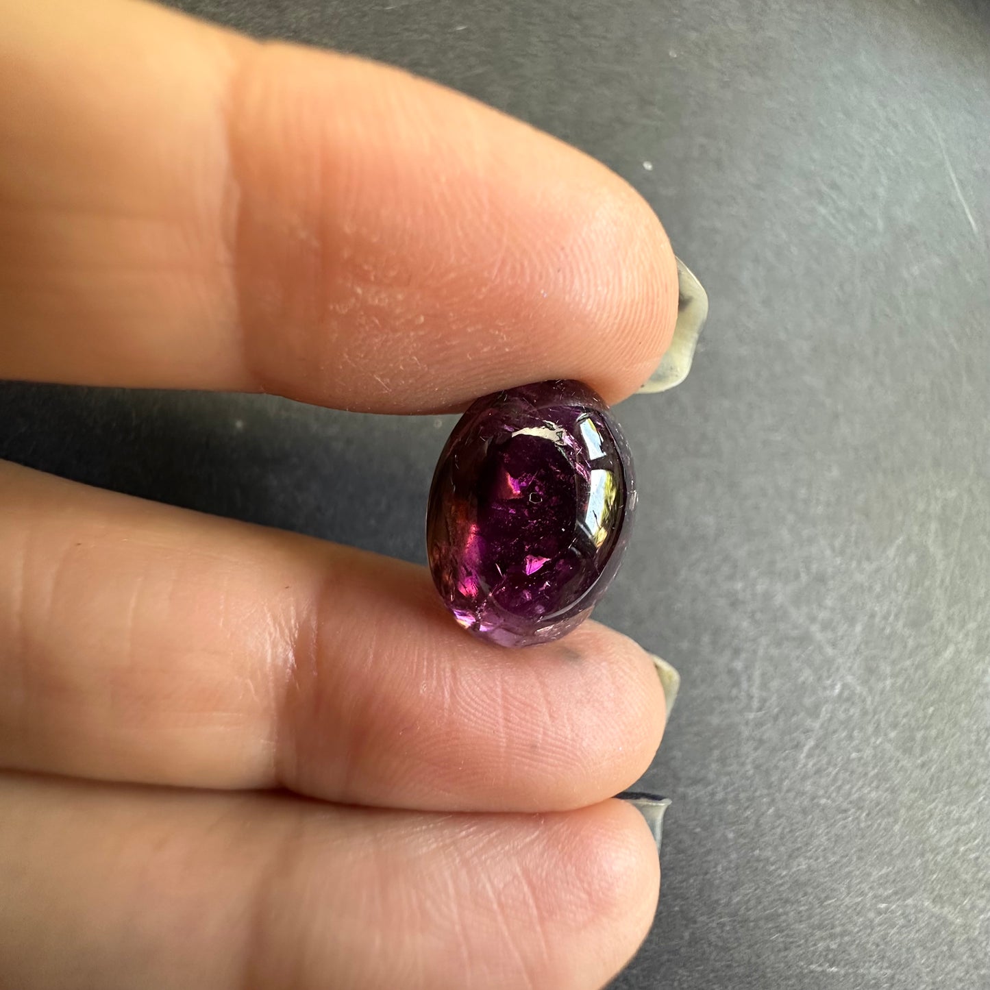 Tourmaline -nature's unique story -Oval Cabochon Pink -11,81cts