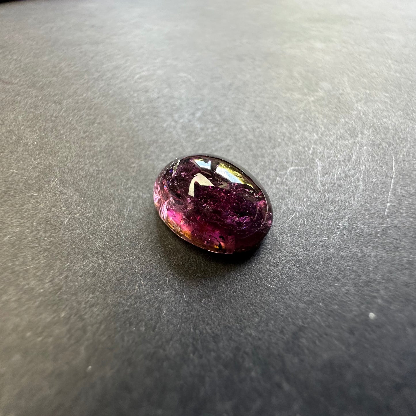 Tourmaline -nature's unique story -Oval Cabochon Pink -11,81cts