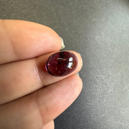 Candy Pink Tourmaline Oval Cabochon, 5.88 ct, 14x10 mm – view 3 of 4