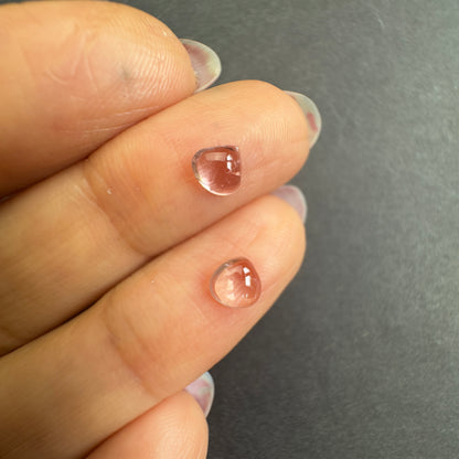 Pink Tourmaline Loose Stone Pair, 0.95 ct – view 3 of 3