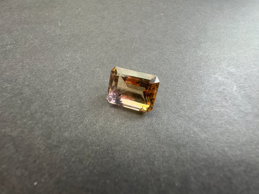 Bold Dark Lemon yellow Citrine 13.37cts 15.71 x 12.11mm