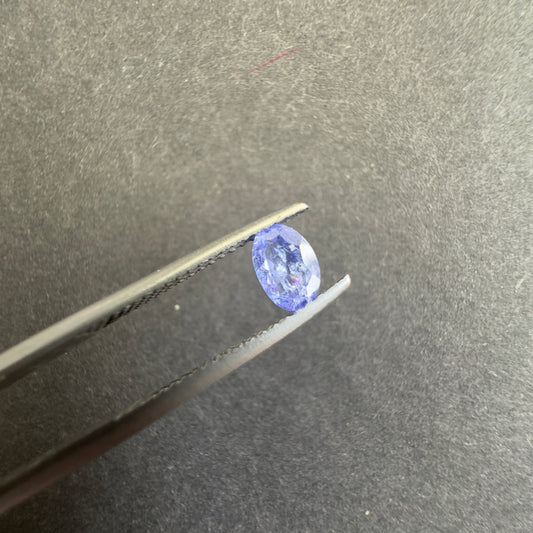 Captivating Tanzanite oval fac. 0,44cts