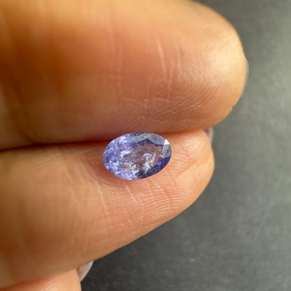 Blue Tanzanite Oval Faceted Loose Stone, 0.44 ct, 6.0x4.0 mm – view 3 of 4