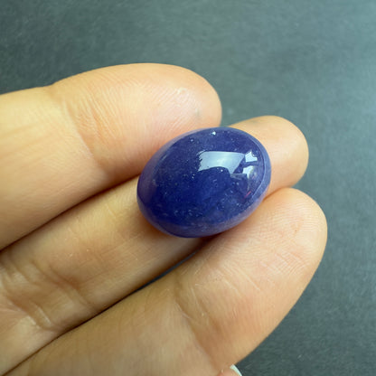 Blue Tanzanite Oval Cabochon – view 2 of 4
