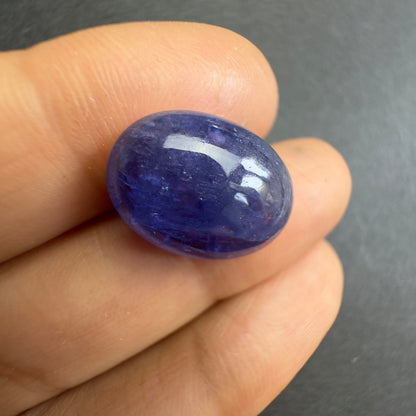Blue Tanzanite Oval Cabochon – view 2 of 4