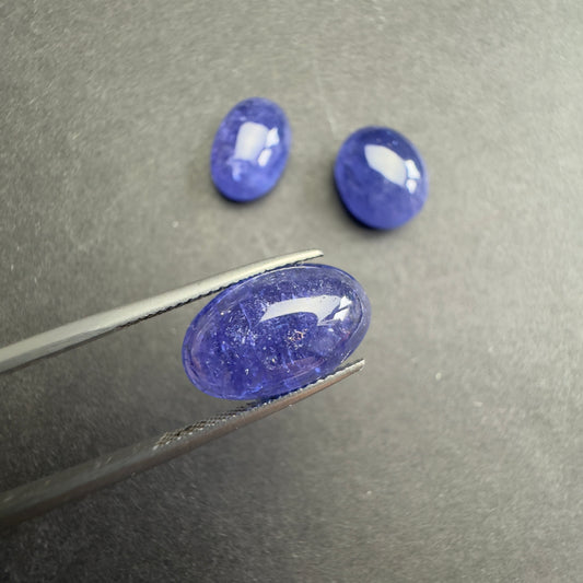 Tanzanite Natural Blue Cabochon Oval
