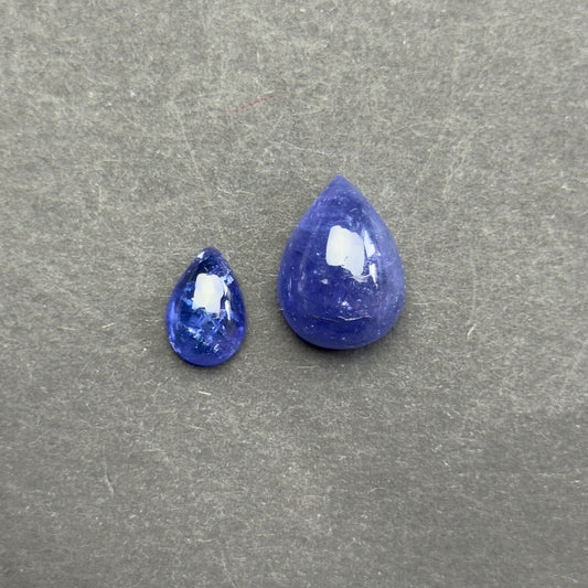 Tanzanite Natural Blue Cabochon Drop