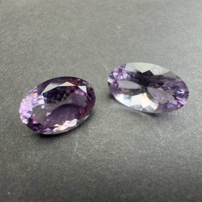 Purple Amethyst Oval Faceted Loose Stone, 21.03 ct, 21.03x13.0 mm – view 1 of 4