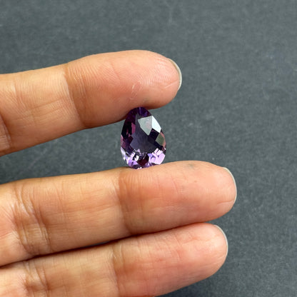 Purple Amethyst Drop Loose Stone, 4.8x10 mm – view 3 of 3