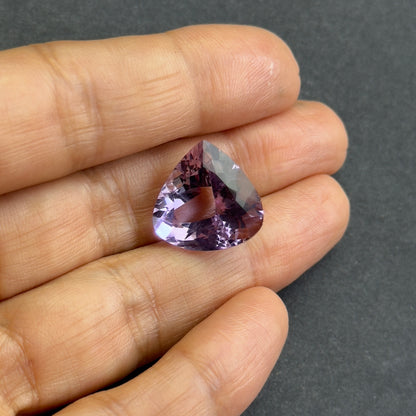Purple Amethyst Drop Loose Stone, 16x15.8 mm – view 4 of 4