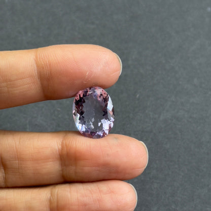 Purple Amethyst Oval Loose Stone, 7.62 ct, 15.8x12 mm – view 3 of 4