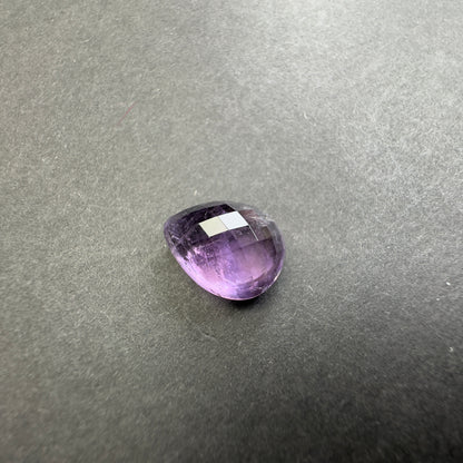 Purple Amethyst Drop Loose Stone, 17.4x13.4 mm – view 1 of 4