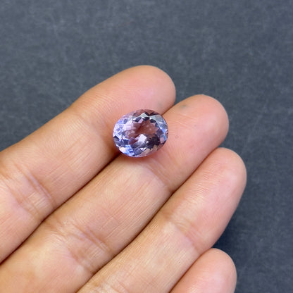 Purple Amethyst Oval Loose Stone, 4.13 ct, 11.8x9.9 mm – view 3 of 4