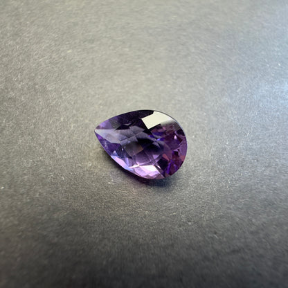 Purple Amethyst Drop Loose Stone, 14.9x10 mm – view 1 of 4