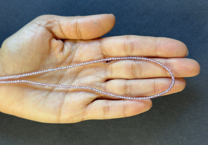 Delicate Soft Old Rosa Spinel Beads Strand 23.11cts