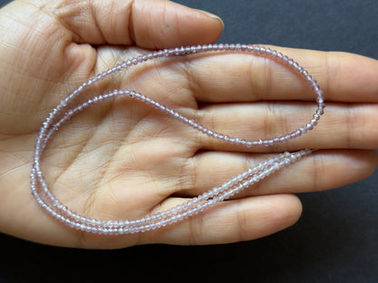 Delicate Soft Old Rosa Spinel Beads Strand 23.11cts