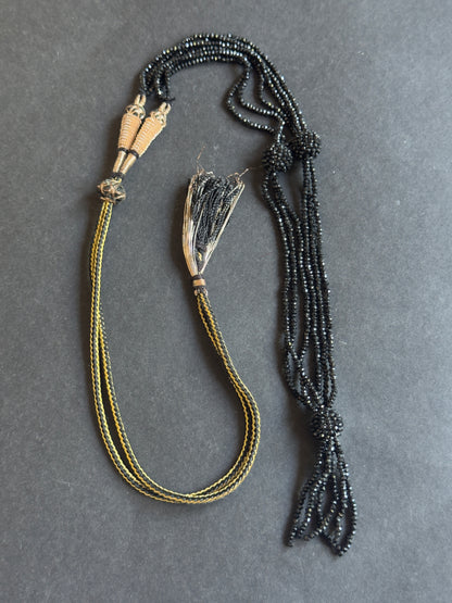 Black Spinel Rondelle Beads, 116.46 ct, 43 cm – view 2 of 4