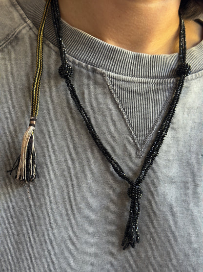 Black Spinel Rondelle Beads, 116.46 ct, 43 cm – view 3 of 4