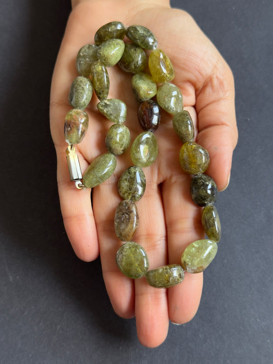 Tourmaline with Vibrant Olive Green Hues