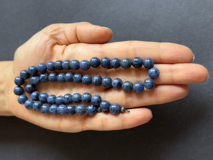 Blue Jasper Round Beads, 209.43 ct, 43 cm – view 2 of 2