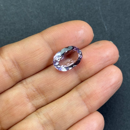 Purple Amethyst Oval Loose Stone, 4.27 ct, 13.9x9.8 mm – view 4 of 4