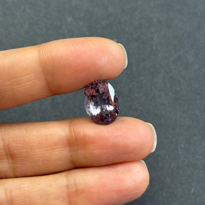 Purple Amethyst Oval Loose Stone, 6.19 ct, 14x10 mm – view 3 of 4