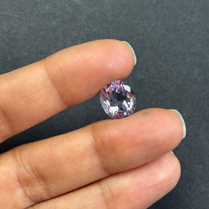 Purple Amethyst Oval Loose Stone, 4.32 ct, 11.6x9.8 mm – view 3 of 4