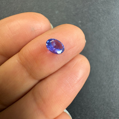 Purple Tanzanite Oval Loose Stone, 0.50 ct, 5.5x4.5 mm – view 4 of 4