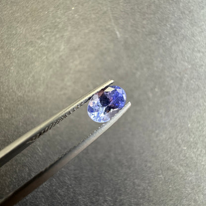 Purple Tanzanite Oval Loose Stone, 0.89 ct, 7.2x5.1 mm – view 1 of 3