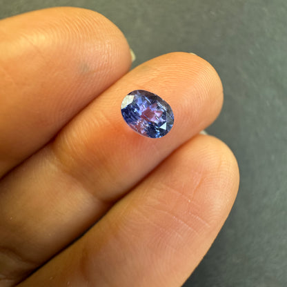 Purple Tanzanite Oval Loose Stone, 0.62 ct, 5.5x4.3 mm – view 3 of 3